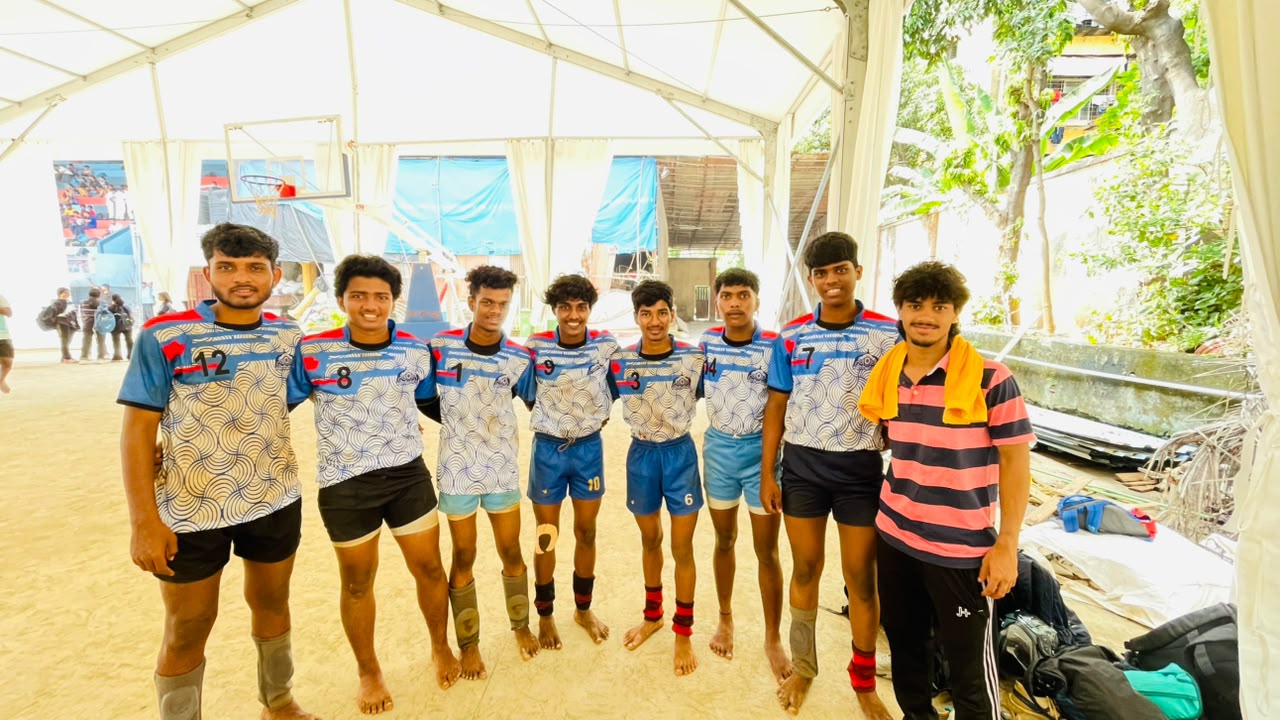 Heartiest congratulations to the kabaddi team and coach Vishal Kamble for securing third place in the Under-19 kabaddi tournament